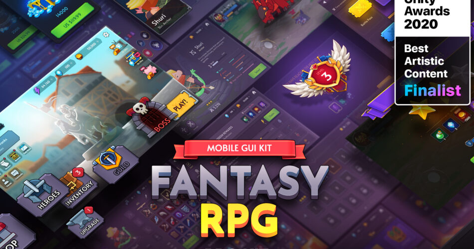 GUI PRO Kit – Fantasy RPG v1.3.5